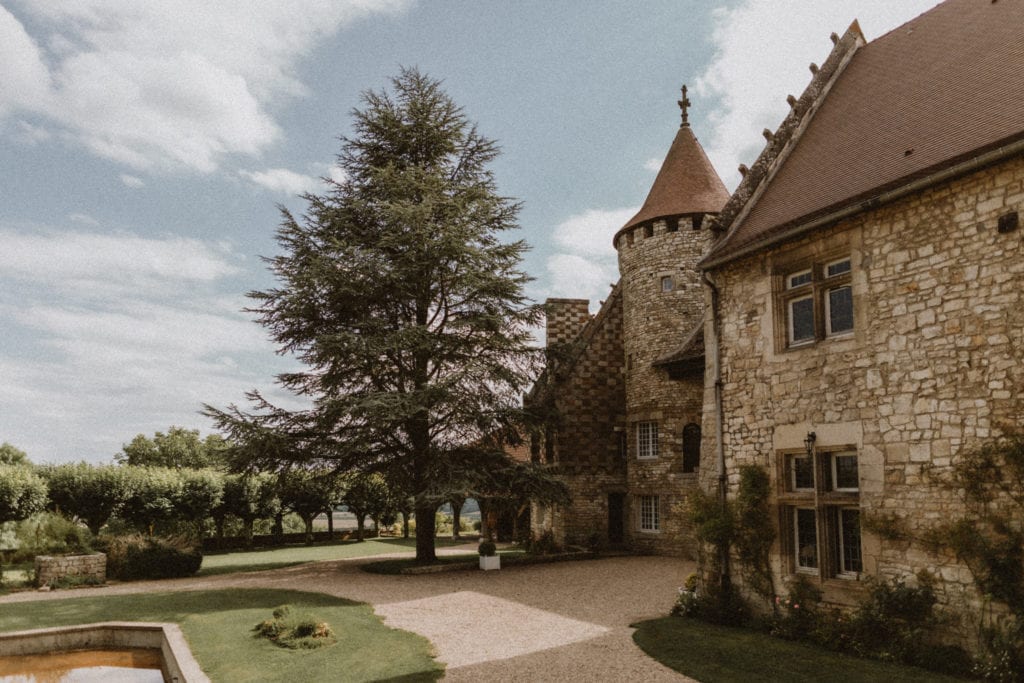 vue intérieur du chateau d'hattonchatel