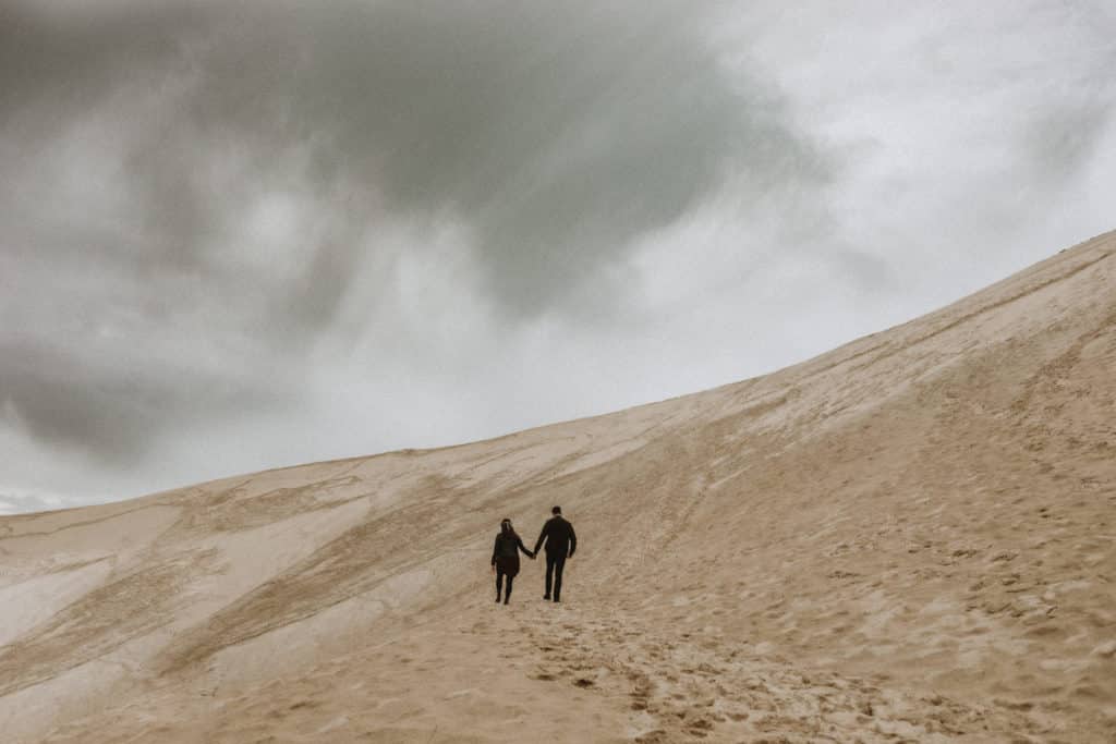 photo de couple dune du pyla